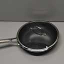 Yonida Non Stick Frying Pans, 12-inch with Lid, Hybrid Fajita Pans Nonstick,non stick Skillets Stainless Steel, Dishwasher & Oven-Safe, Induction Compatible Cooking Pan, PFOA Free Cookware