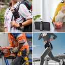 Defender for iPhone 14 Case with Belt Clip Holster, [Compatible with MagSafe] Heavy Duty Rugged Shockproof Anti-Drop Full Body Protective Case for iPhone 14 6.1 Inch (Black+Orange)
