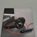 USB Headset with Microphone for PC, On-Ear Computer Laptop Headphones with Noise Cancelling Microphone in-line Control for Home Office Online Class Skype Zoom (USB+3.5mm, Black)