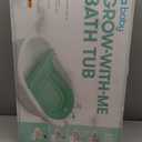 Frida Baby 4-In-1 Grow-with-Me Baby Bathtub, Baby Tub for Newborns to Toddler with Removable Bath Seat & Backrest for Bath Support In Tub