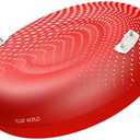 Float World Snow Tube - Large 48" Heavy Duty Inflatable Sled for Adults and Kids - Thick Non-Popping Snow Tubing Winter Toy for Sledding (Red)