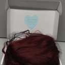 Burgundy Wig for Women Long Wavy Red Wig Middle Part 26 Inch Wigs Heat Resistant Synthetic Wig for Daily Use