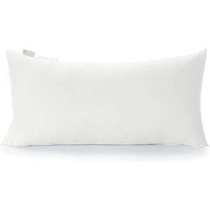 Acanva Throw Pillow Insert, Premium Stuffer Inserts Decorative Rectangle Premium Sham Forms Cushion for Sofa Couch Chair,16x26 Inch (Pack of 1), White