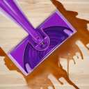 12 inch Mop Pads Refills, 4 Pack Microfiber Reusable Replacement Flat Replacements Heads for Wet Dry Floor Cleaning, Green Cloth