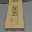 CCCEI Heavy Duty Surge Protector Power Strip 20 Amp Individual Switches. 6FT 12 Gauge Extension Cord with Multiple Outlets. Kitchen, Garage, Shop, Industrial Wall Mount Electric Extender, Black