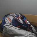 CAMPROS CP Tent 8 Person Camping Tents, Weather Resistant Family Tent, 5 Large Mesh Windows, Double Layer, Divided Curtain for Separated Room, Portable with Carry Bag (Blue)