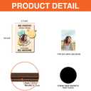 Magnetic Picture Frames - Mother's day Gift - BEE POSITIVE - Daily Motivation Gift - Positive Appreciation Decor - Encouragement Gifts for Women - Magnetic Frames for Refrigerator, Locker & More