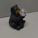 Solar Garden Statues Loving Bear Figurine with Ballon Lights for Outside, Yard Decorations Outdoor, Garden Decor Unique Birthday Housewarming Gifts for Mom, Women