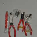 Shrandi Automotive Electrical Disconnect Pliers Set, Depinning Tool for Electrical Terminal & Hose Clip Removal,Professional Automotive Electrical Clip Removal