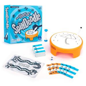 Educational Insights SpinDoodle - Fun Board Games for Adults, Teens and Kids, Party Games for Family Game Night, Funny Quick Drawing Game, Guess The Sketch, Groups of 4 Ages 8+