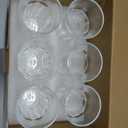 Yopay Set of 6 Drinking Glasses 16oz, Thick Tempered Water Glasses, Lead-Free Highball Pint Clear Iced Hot Tea Glassware for Juice, Beer, Cocktails Milkshake, Soda Tumbler