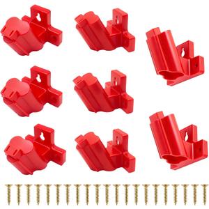 Tool Holder Wall Mount Compatible for Milwaukee 12V Drill Bit Holder, Power Tool Organizer Storage Wall Hanger for M12