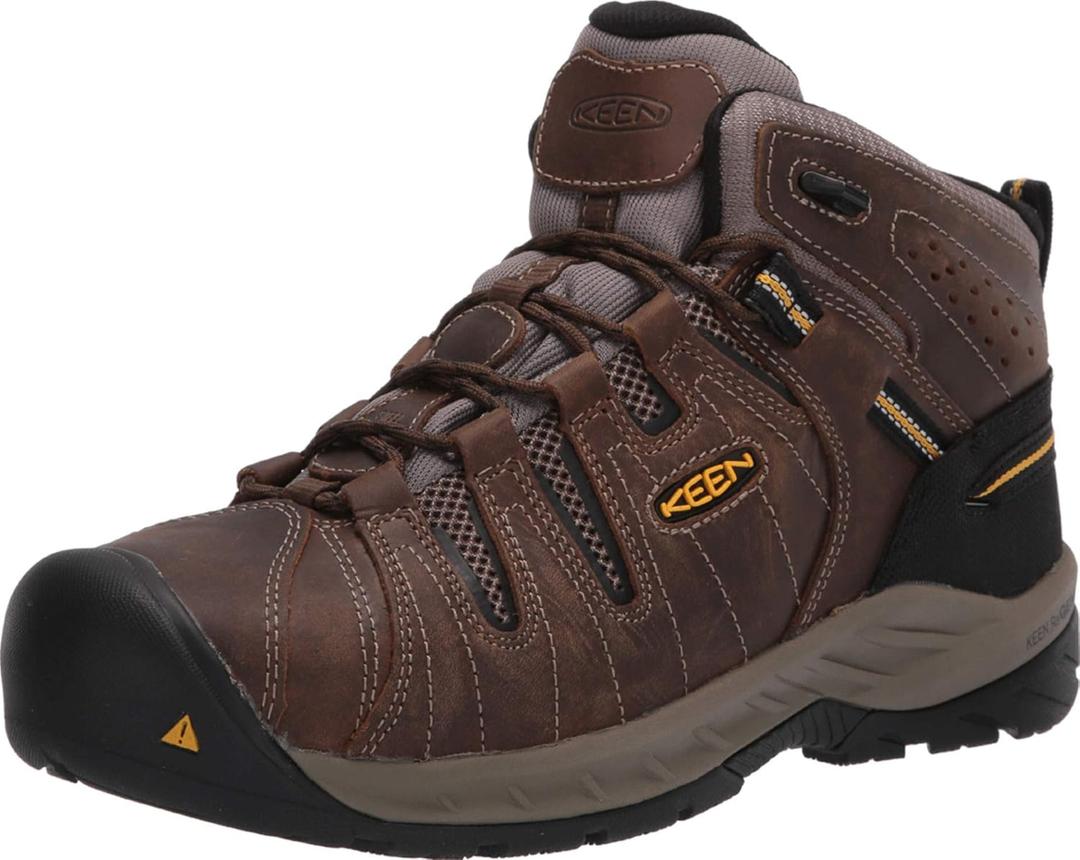 Keen Utility Men's Flint 2 Mid Height Steel Toe Work Boots, 9D M