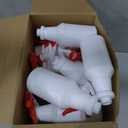 Gerrii 24 Pcs 24oz Plastic Spray Bottle Bulk, Empty Refillable Squirt Bottles for Cleaning Solution, Leak Proof Water Spray Bottle with Adjustable Nozzle and Stickers Commercial Supplies (Red)