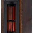 LifeSmart Tower Heater, Portable Indoor 23" Infrared Quartz Space Heater, 1500W