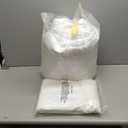 Maple&Stone Oversized King Comforter Sets 7 Pieces Bed in a Bag - Down Alternative Bed Set with Comforter, Sheets, Pillowcases & Shams, All Season Lightweight Bedding Set (White,120x98)