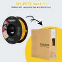 Comgrow PETG 3D Printer Filament 1.75mm, High Precision and Tough 3D Printer Filament 1kg (2.2LBS), Dimensional Accuracy +/- 0.02 mm, Fit Most 3D Printers Yellow