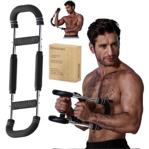 Twister Arm Trainer for Men, Adjustable Chest Workout Equipment, Mr Sculpt Gorilla Bar, Flexbar Arm & Forearm Strength Trainer for Home Gym Muscle Building