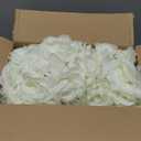 Artificial Flower Ball for Centerpieces Bridal Wedding Artificial Wedding Party Centerpieces Decorations, 7.8inch (5, Cream White)