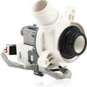 Upgraded WH23X24178 Washer Drain Pump Assembly fit for GE, Hotpoint Washing Machine GTW, HTW, PTW Series Models - Replaces WH23X28418, WH23X27574, AP6889136, B30-3A02, B40-3A01, 4958182