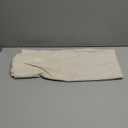 jinchan Linen Pinch Pleated Kitchen Curtains 20 Inch Natural Linen Tier Curtains Back Tab Farmhouse Cafe Style Light Filtering for Bathroom Laundry Room Small Window 2 Panels Beige