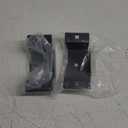 ESUDNT Utility Trailer Stake Pocket, 2x4 Brackets for Wood, Flat Beds and Trucks, Frosted Anti-Slip Process (Black, 2Pack, Included mounting Bolts and Nuts)