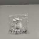 10 Pack Hydraulic Hose Adapter Fittings: 3/8" JIC 37 Male x #8 SAE/ORB Male, Straight Tube Fitting Kits with Protection Cover