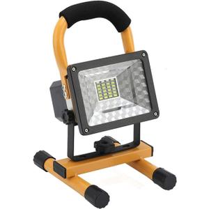 OTYTY COB Rechargeable Portable LED Work Light with Stand [24LEDs,30W], Waterproof LED Flood Lights for Outdoor Camping Hiking Emergency Car Repairing Job Site Lighting (W804)