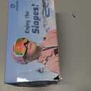 Kids Ski Goggles for Boys Girls Aged 3-14, 100% UV Protection OTG Ski Goggles (A06-white/Revopink(vlt 46%))