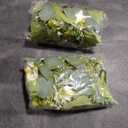 ASTRYAS 2 Pack 6.23Ft Artificial Eucalyptus Garland with Flowers, Fake Rose Garland Greenery Garlands Floral Vines for Wedding Spring Home Party Craft Art Table Runner Decor(White)