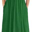 Arshiner Girls Maxi Dress Long/Short Sleeve Casual Holiday Dress with Pockets for 5-13 Years (6-7 Years)