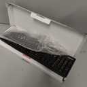 Redragon Wireless Typewriter Style Mechanical Gaming Keyboard, Bluetooth/2.4Ghz/Wired, RGB Backlit, Rechargeable, Blue Switch - Clicky, Metal Panel, Round Keycaps, Black