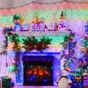 12 x 5FT 360 LED Christmas Net Lights Outdoor for bushes, Waterproof IP65 12 Modes Connectable Extendable Bush Net Christmas Lights Outdoor Mesh Light for Bushes, Tree, Yard, Garden, Multicolor