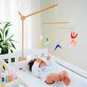 Color Dancers Hanging Mobile,Montessori Mobile, Infant Toy, Baby Mobile, Visual Tracking, Newborn Toy