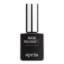 APRS Base Gelcoat X 15ml | HEMA & TPO-Free Rubber Base Scratch Resistant Gel Nail Polish Soak Off Base Coat