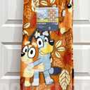 Bluey All Over Hugs Amp Leaves Throw, 50in x 70in