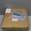 Hoteam 18 Pack Clear Acrylic Double Sided Frames Display Holder Gold Frames Acrylic Signs with Stand 2mm Gold Border for Wedding Restaurant Office Home Store Numbers Signs (5 x 7 Inch, Vertical)