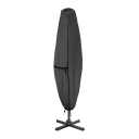 ULTCOVER Patio Parasol 600D Waterproof Clear Top Outdoor Umbrella Cover - Fits Solar Umbrella 8-11 Feet, Black