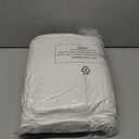 EASELAND Full Size Mattress Pad Pillow Top Mattress Cover Quilted Fitted Mattress Protector Cotton 8-21" Deep Pocket Cooling Topper (54x75 Inches, White)