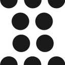 Kahuna Grip Bath and Shower 3" Circles Non-Slip Safety Treads - Black (10 Pack)