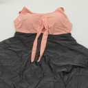 NIeyook Womens Plus Size One Piece Swimsuit with Skirt V Neck Cutout Flowy Swim Dress Tummy Control Bathing Suit (18 Plus, Pink and Black)