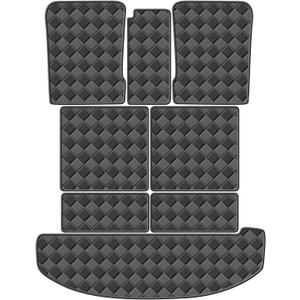 Cargo Mat for 2021-2026 Genesis GV80 7 Seats Trunk Mat & 2ND+3RD Row Rear Backrest Mat, All Weather Rear Cargo Liner Back Seat Cover Protector