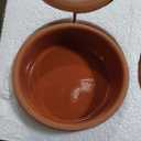 Areste Mexican Clay Cookware Set (Set of 6)- Terracotta Cooking Pots, Bowls, Plates, and Serving Dishes - Premium Spanish Earthenware for Baking, Yogurt, Kheer, Meat, Vegetables, Turkish Cuisine - Cazuelas Cocina Mexicana -Clay Pot for Cooking