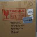 Asymmetrical Wall Mirror, 24" Irregular Shaped Mirror with Gold Frame, Wavy Round Mirrors Decorative, Modern Scalloped Mirrors for Living Room Bathroom Bedroom Hallway Entryway Fireplace