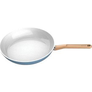 GoodCook Healthy Ceramic Titanium-Infused 12” Fry Pan, Light Blue – Induction Cookware, Nonstick Cooking Pan, Frying Pan Skillet for Eggs, Meats, Vegetables, Sauces, Warming Tortillas