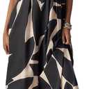 NIFTRIRY Wide Leg Jumpsuit Sleeveless Spaghetti Strap Womens Jumpsuits Dressy One Piece Overall Causal (Medium, Khaki)