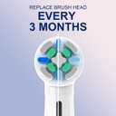 iO Replacement Heads Compatible with Oral B iO 2/3/4/5/6/7/8/9/10 Series Electric Toothbrush,Toothbrush Heads Compatible with Oral B iO,Gentle Gum Care Bristles for a Comfortable Clean,White