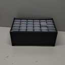 CRAFTSMAN Storage Organizer, 30 Small Drawer Modular Storage System, Easily Stackable, Plastic, Black, White (CMST40730)