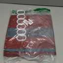 Shower Curtain Crimson Red Grey and White Brick 72"x78" Home Decor Waterproof Bath Bathroom Curtain Set with Hooks (72"W x 78"L (Pack of 1))