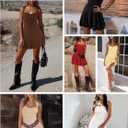 Women's Square Neck Ruffle Hem Mini Dresses Ruched Waist Slim Sleeveless Corset Dress for Women Short Party Dress (Black, L)